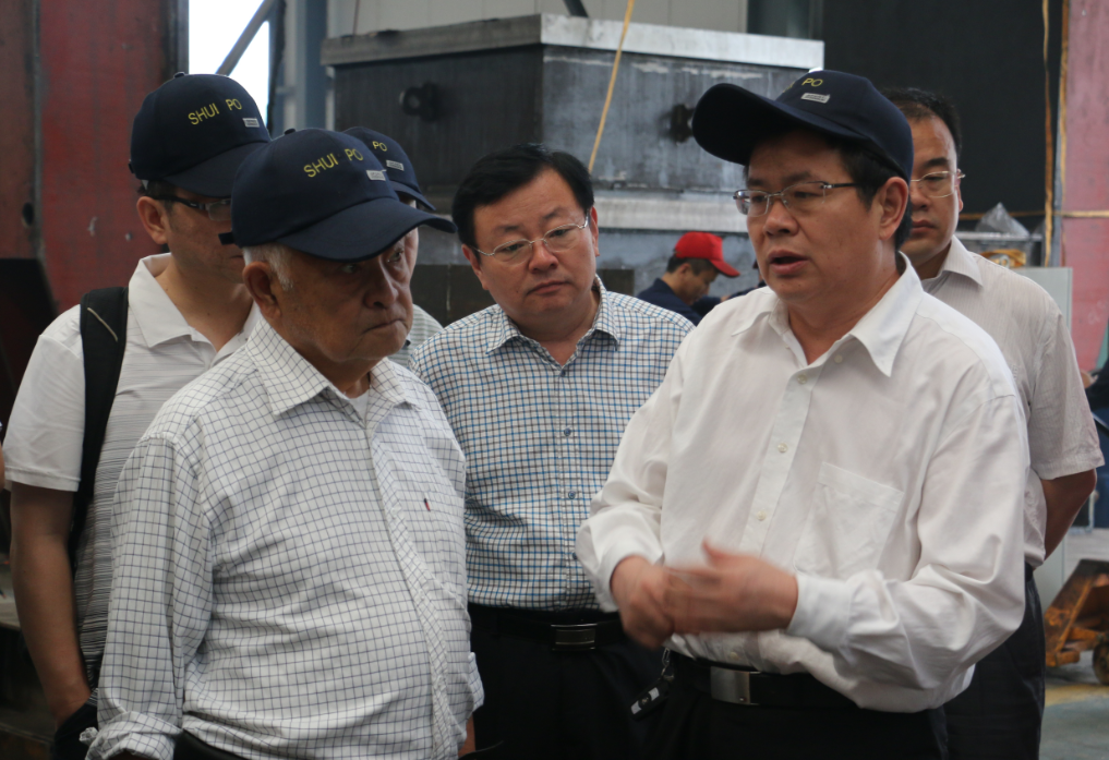 蔡鶴皋院士與水泊焊割董事長劉憲福