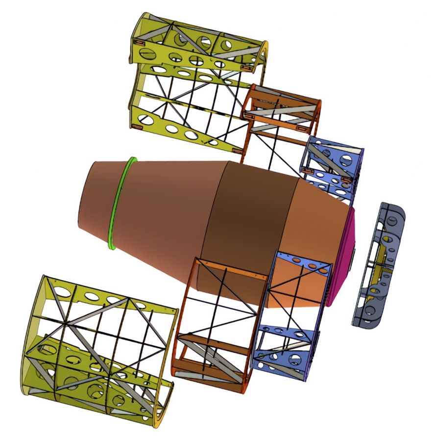 封頭胎膜、前錐胎膜、中節(jié)胎膜、后錐胎膜